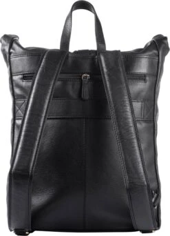 WILD WOODS Leren 15 Inch Laptop Rugtas Met Kliksluiting - 15,6 Inch - Ruime Laptop Rugzak - Dames En Heren - Rundleer - Zwart -Reisbagage Winkel 866x1200 5