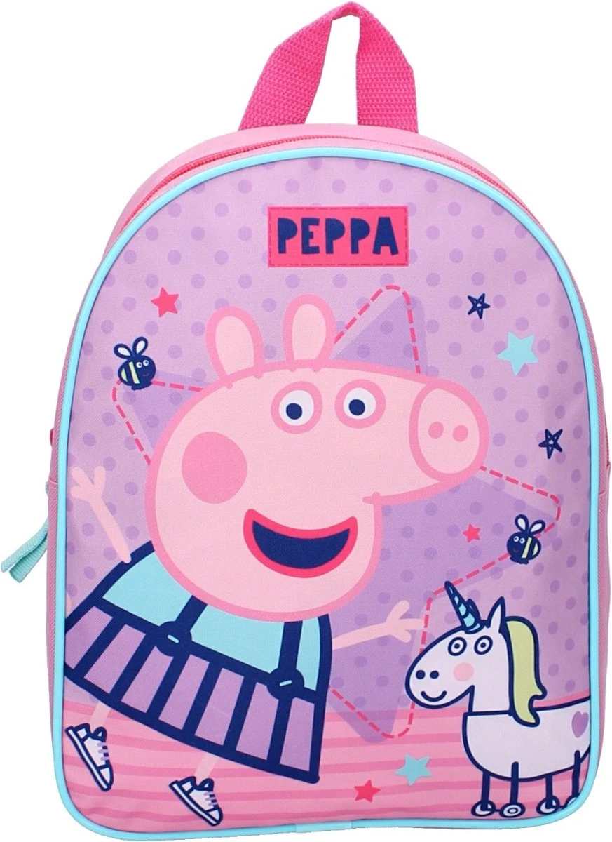 Nickelodeon Kinderrugzak Big Party Peppa Pig 28 Polyester Roze 3 Nickelodeon Kinderrugzak Big Party Peppa Pig 28 Polyester Roze