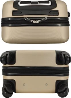 SB Travelbags Bagage Koffer 75cm 4 Wielen Trolley - Champagne -Reisbagage Winkel 877x1200 1