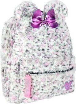 Rugzak Minnie Mouse - Pluche Wit Roze Kindertas Voor School - Schooltas, Disney Schooltas -Reisbagage Winkel 877x1200 8
