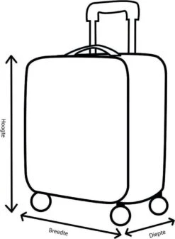 Decent Maxi-Air Handbagage Koffer - 55 Cm - Pink -Reisbagage Winkel 882x1200 2