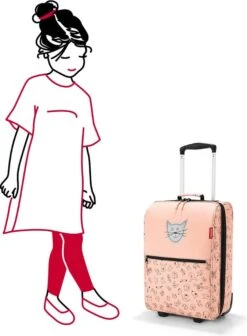 Reisenthel Trolley XS Kids Reiskoffer Kind - Maat XS - 12L - Cats&Dogs Rose Roze -Reisbagage Winkel 883x1200
