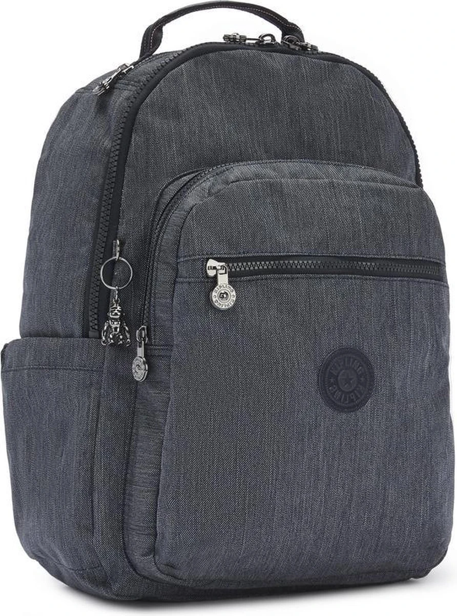 Kipling SEOUL Rugzak, 27 Liter, 15 Inch Laptopvak - Active Denim 6 Kipling SEOUL Rugzak, 27 Liter, 15 Inch Laptopvak - Active Denim - Afbeelding 4