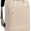 Merkloos Waterdichte Rugzak Inclusief Usb Oplaadstation - Laptoptas 15,6 Inch - Schooltas - Beige - Multifucntioneel -Reisbagage Winkel 894x1200 19