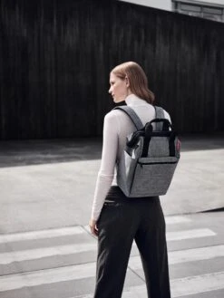 Reisenthel Allrounder R Schouder/ Rugtas - Maat R - 12L - Twist Silver Grijs -Reisbagage Winkel 900x1200 41