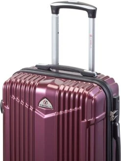 Tesla PC - Handbagage Koffer - 55x35x20 Cm - 4 Wielen - Rood 11 Tesla PC - Handbagage Koffer - 55x35x20 Cm - 4 Wielen - Rood -Reisbagage Winkel 900x1200 6