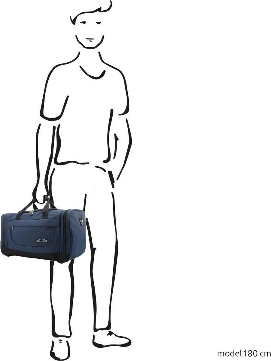 Enrico Benetti Orlando 35300 S Reistas / Sporttas 41 Liter - Navy Blauw 20 Enrico Benetti Orlando 35300 S Reistas / Sporttas 41 Liter - Navy Blauw - Afbeelding 18