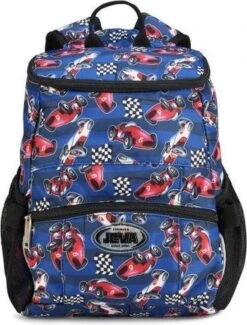 JEVA Preschool Mini Race - Kinderrugzak Met Race Auto Print