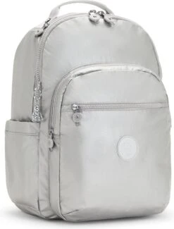 Kipling SEOUL Rugzak, 27 Liter, 15 Inch Laptopvak - Bright Metallic -Reisbagage Winkel 911x1200 7