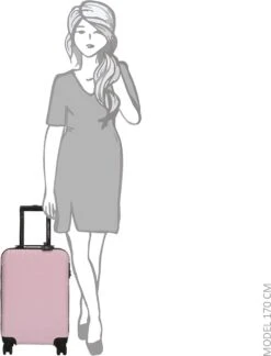 Enrico Benetti Louisville Kofferset Tweedelig - 39040-02 - Roze -Reisbagage Winkel 914x1200