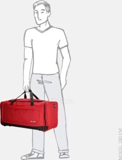 Enrico Benetti Orlando 35302 L Reistas / Sporttas 76 Liter - Rood -Reisbagage Winkel 918x1200 13