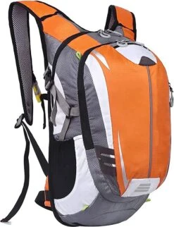 Fietsrugzak, 18 Liter, Outdoor Rugzak, Multifunctionele Wandelrugzak, Skirugzak, Reisrugzak, Sportrugzak, Dagrugzak Voor Fietsen, Paardrijden, Bergbeklimmen, Ultralicht, Voor Dames En Heren, Zwart