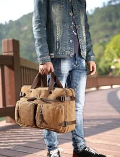 Laptoptas - 3in1- 15Inch - Blauw - 15 Vak - Canvas - Leer -Reisbagage Winkel 920x1200 9