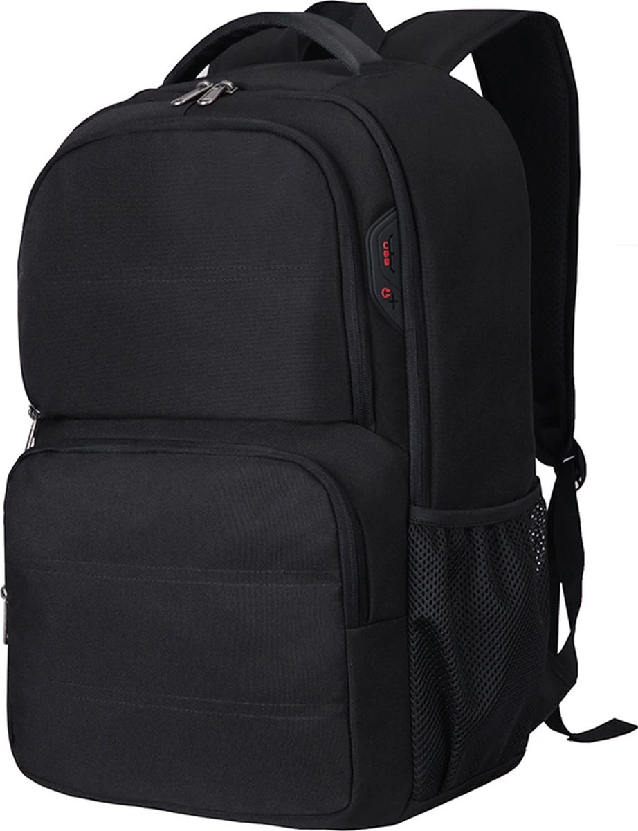 Merkloos Anti Diefstal Waterdichte Rugzak Inclusief Usb Oplaadstation - 14 T/m 15.6 Inch - Zwart 3 Merkloos Anti Diefstal Waterdichte Rugzak Inclusief Usb Oplaadstation - 14 T/m 15.6 Inch - Zwart