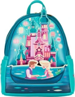 LOUNGEFLY Rapunzel - ( TANGLED ) - PRINCESS CASTLE - MINI BACKPACK - DISNEY