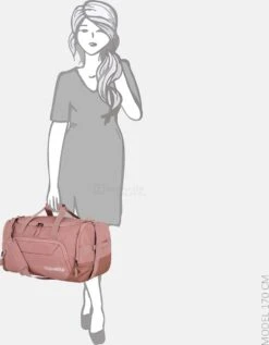 Travelite Reistas / Weekendtas 30 X 55 X 30 Cm - Kick Off - Roze -Reisbagage Winkel 935x1200 10