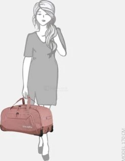 Travelite Reistas Met Wielen / Weekendtas - 77 X 41 X 38 Cm - 120 Liter Kick Off - Roze -Reisbagage Winkel 937x1200 11
