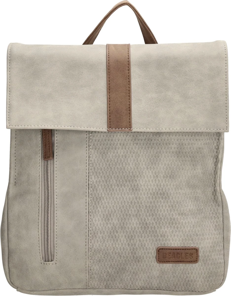 Beagles Brunete Rugzak - Lichtgrijs 3 Beagles Brunete Rugzak - Lichtgrijs