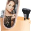 Peach Beauty Luxe Reis Beautycase - LED Spiegel - Peach Oranje -Reisbagage Winkel 940x1200 10