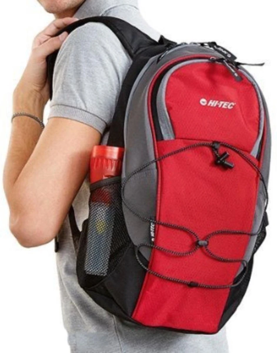 Hi-Tec Excursion Backpack - 20 Liter - Rugzak - Reistas - Rood - Wandelrugzak 6 Hi-Tec Excursion Backpack - 20 Liter - Rugzak - Reistas - Rood - Wandelrugzak - Afbeelding 4