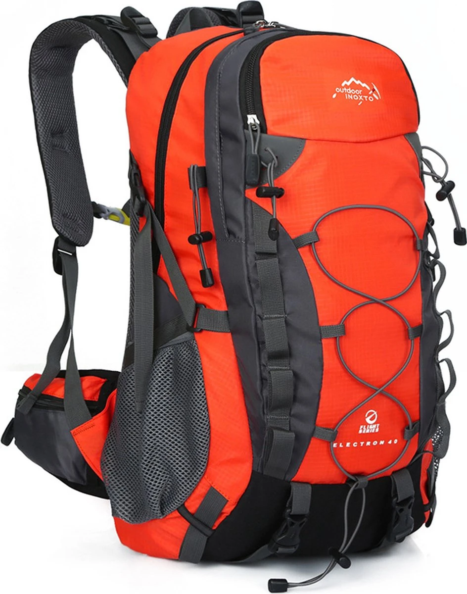 Merkloos Backpack - Outdoor Local Lion - Rugzak - 40 Liter - Oranje 3 Merkloos Backpack - Outdoor Local Lion - Rugzak - 40 Liter - Oranje