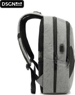 Rugzak - DSGN GMTRC - Rugtas - Laptopvak - USB - Laptoptas - Apple MacBook Air Pro - Notebook - Chromebook - 13-13.3-15-15.6-16 Inch - Waterdicht - Grijs Zwart -Reisbagage Winkel 946x1200 7