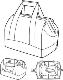 Reisenthel Allrounder M Reistas Sporttas - 18L - Signature Navy Blauw -Reisbagage Winkel 955x1200 13