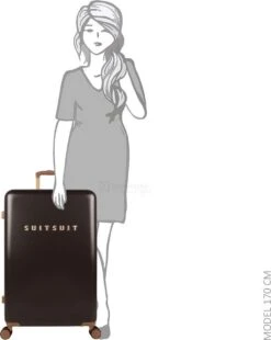SUITSUIT - Fab Seventies Classic - Espresso Black - Reiskoffer (76 Cm) -Reisbagage Winkel 956x1200 2