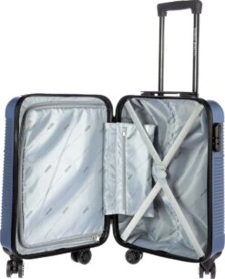 Enrico Benetti Louisville 39040 Handbagage Koffer Hardcase ABS - Jeansblauw -Reisbagage Winkel 968x1200 2