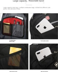 ASA-STAR Rugzak Met 2 USB Charging Anti-theft Laptopvak -Anti-Diefstal- Met Slot (zwart) - Inclusief 2 USB Oplaadstation- Backpack - School - Luxe Laptop Rugtas - Travel- Reistassen - Rugzak Slim Fit School/college Tas Jongens/meisjes -heren- Dames 22 ASA-STAR Rugzak Met 2 USB Charging Anti-theft Laptopvak -Anti-Diefstal- Met Slot (zwart) - Inclusief 2 USB Oplaadstation- Backpack - School - Luxe Laptop Rugtas - Travel- Reistassen - Rugzak Slim Fit School/college Tas Jongens/meisjes -heren- Dames -Reisbagage Winkel 969x1200 13