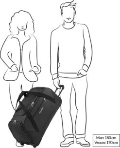 Travelite Reistas Met Wielen Kick Off - Zwart -Reisbagage Winkel 969x1200 9