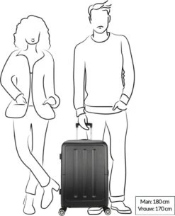 Decent Neon-Fix 2.0 Medium Koffer 66 Cm - 65 Liter - Oranje -Reisbagage Winkel 971x1200