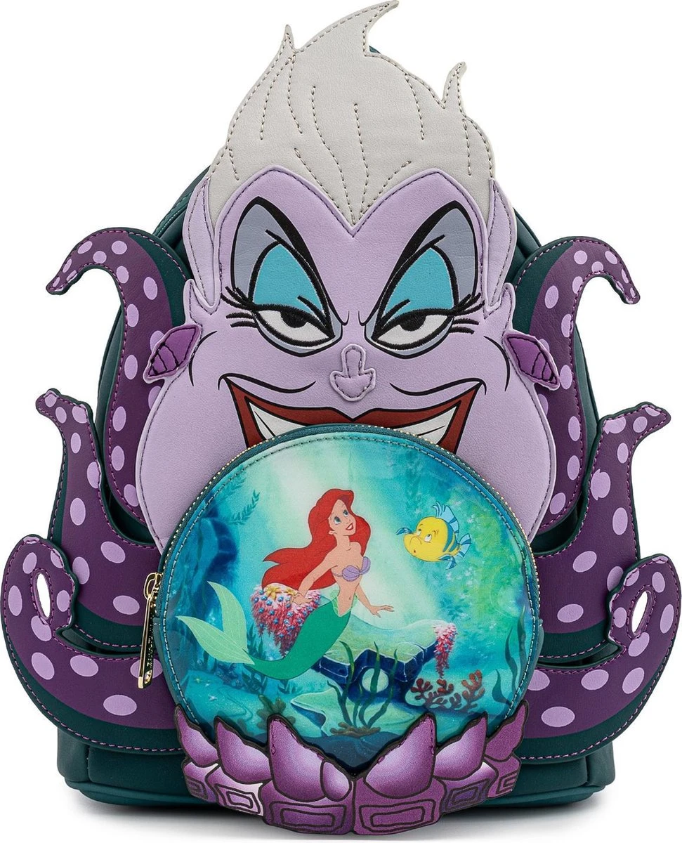 FUNKO Loungefly: Disney Villains - Ursula Little Mermaid Cosplay Mini Backpack 3 FUNKO Loungefly: Disney Villains - Ursula Little Mermaid Cosplay Mini Backpack