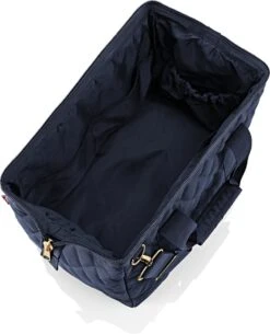 Reisenthel Allrounder M Reistas Sporttas - 18L - Rhombus Midnight Gold Blauw -Reisbagage Winkel 972x1200 17
