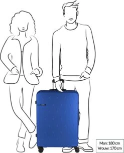 Gabol Harde Koffer / Trolley / Reiskoffer - Open - 77 Cm (XL) - Blauw 19 Gabol Harde Koffer / Trolley / Reiskoffer - Open - 77 Cm (XL) - Blauw -Reisbagage Winkel 973x1200 12