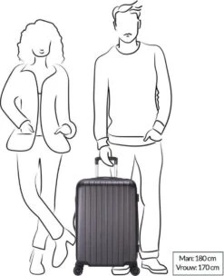 Decent Tranporto-One Reiskoffer 66 Cm - Zalmroze -Reisbagage Winkel 975x1200 13