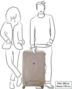 Delsey Moncey Trolley Case - 82 Cm - Black -Reisbagage Winkel 977x1200