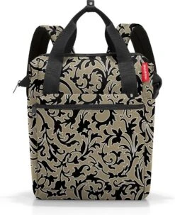 Reisenthel Allrounder R Schouder/ Rugtas - 12L - Baroque Marble Zwart -Reisbagage Winkel 978x1200 14