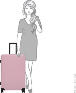 Enrico Benetti Louisville Kofferset Tweedelig - 39040-02 - Roze -Reisbagage Winkel 987x1200 1