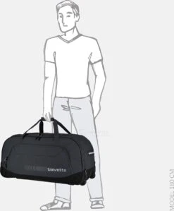 Travelite Reistas Met Wielen Kick Off - Zwart -Reisbagage Winkel 990x1200 9