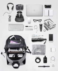 IGOODS - USB Computer Rugtas Met Lader - Waterdicht - Met Sleutelcode - 15,6 Inch - Grijs 13 IGOODS - USB Computer Rugtas Met Lader - Waterdicht - Met Sleutelcode - 15,6 Inch - Grijs -Reisbagage Winkel 991x1200 5