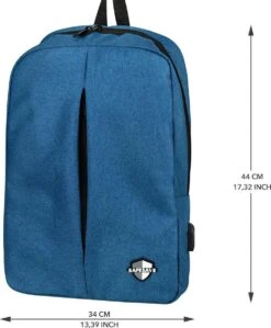 SafeSave Rugtas – Waterafstotende Schooltas Met Laptop Vak En Usb Aansluiting – Schoudertas – 15.6 Inch – Lichtblauw 15 SafeSave Rugtas – Waterafstotende Schooltas Met Laptop Vak En Usb Aansluiting – Schoudertas – 15.6 Inch – Lichtblauw -Reisbagage Winkel 991x1200 6